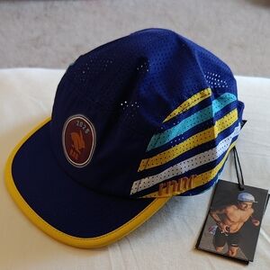 Colorful Striped Cap with Logo